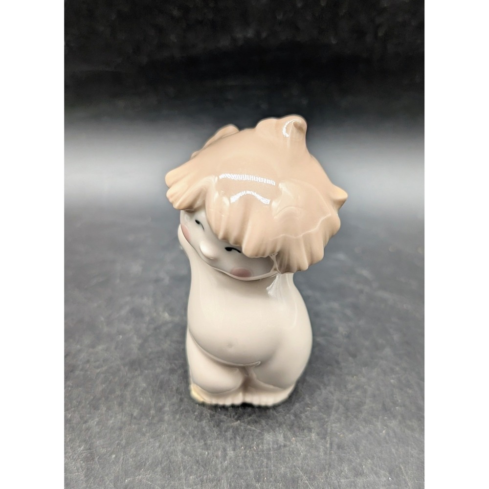 Nao by Lladro Naughty Me Angel Porcelain Figurine 02005012 Glossy Spain Cherub